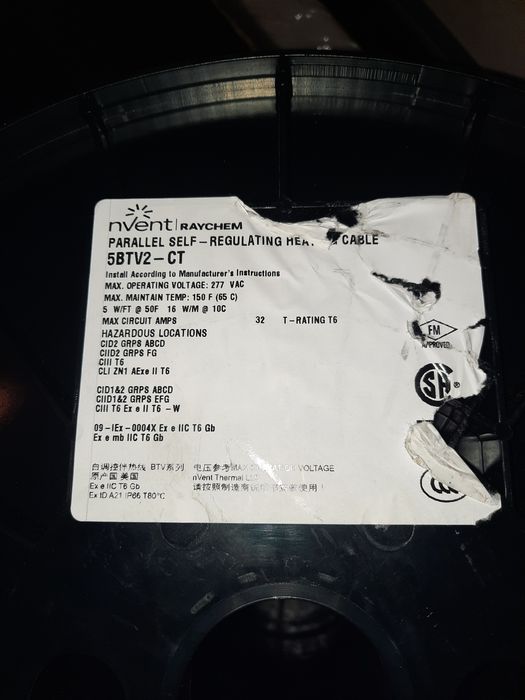 Przewód grzejny 5BTV2-CT samoregulujący