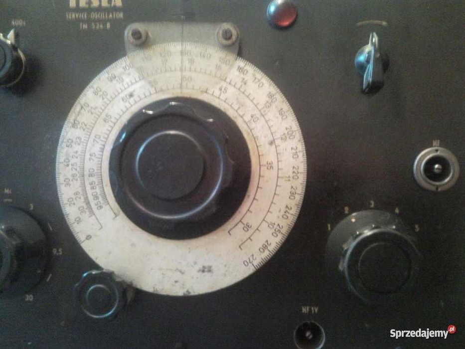 Urządzenie pomiarowe Tesla-534B.Oscylator z 1955r.