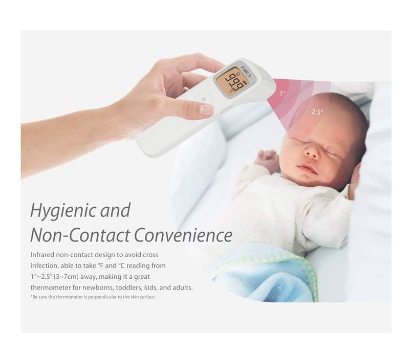 Інфрачервоний термометр для чола та вуха та цифровий