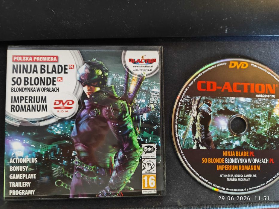 Ninja Blade + So Blonde Blondynka w Opałach + Imperium Romanum PC PL