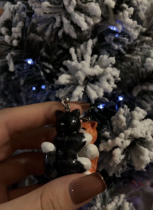 Магнітні брелки-котики [Ручна робота]