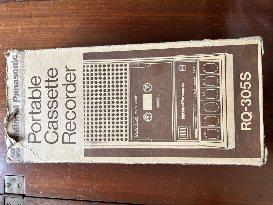 Gravador e leitor de cassettes Panasonic RQ-305S