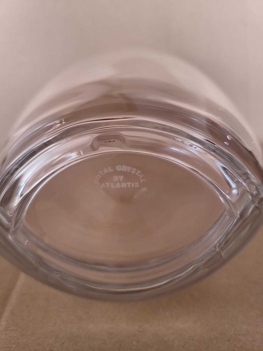 Jarra Estriada em Cristal - Atlantis