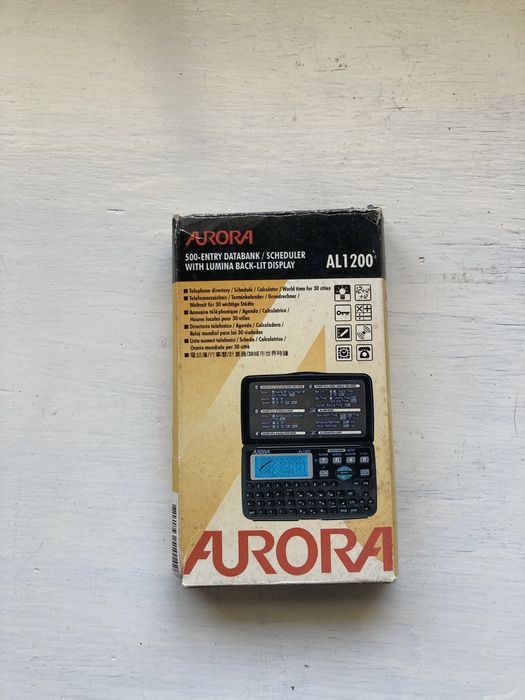 Agenda eletronica vintage