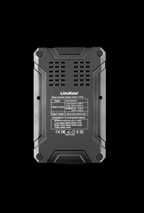 LiitoKala Lii-KU4, зарядний пристрій