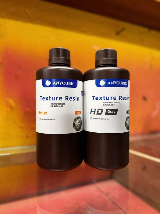 Свіженька смола Anycubik TEXTURE Resin Beige / TEXTURE Resin HD Gray