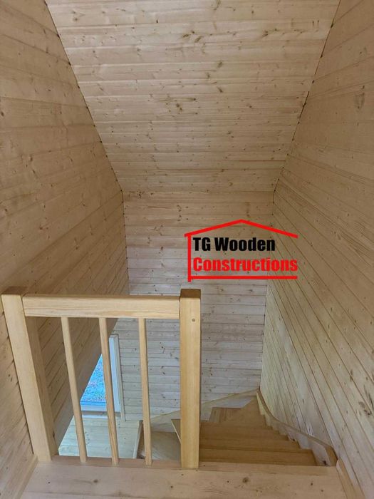 Dom szkieletowy całoroczny drewniany 67m2 Stan deweloperski !!!