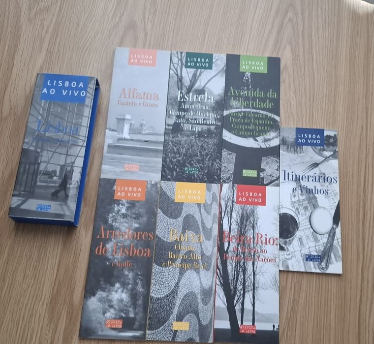 Coleção Completa Livros / Guias "Lisboa Ao Vivo" (7 Volumes) – Oficina do Livro