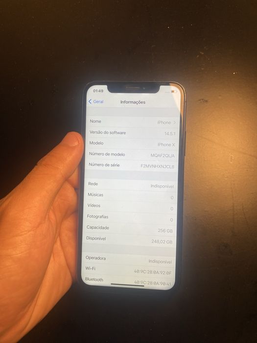 Iphone X 256GB Seminovo
