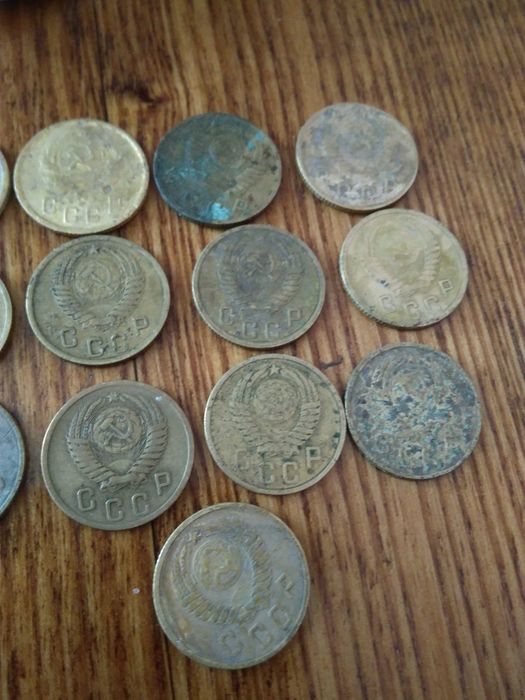 Монета 2 копейки 1936,1949,1952,1956,1957