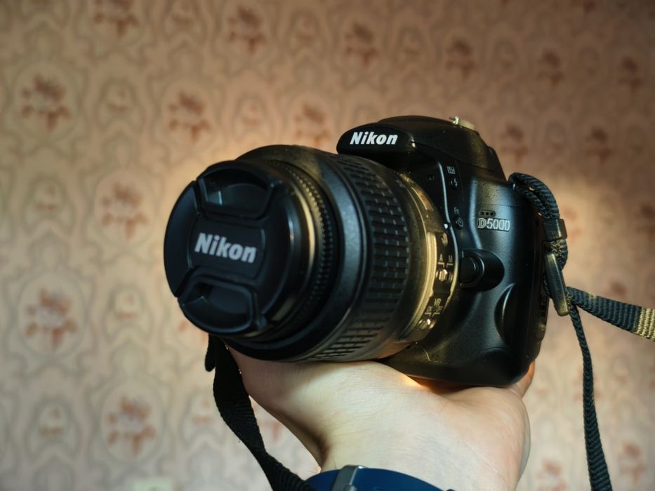 Ідеальний Nikon D5000 + 18-55mm. Пробіг всього 5 тис! Повний комплект