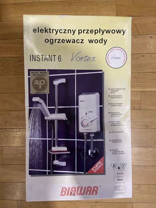 biawar vortex instant 6 Портативний обігрівач води