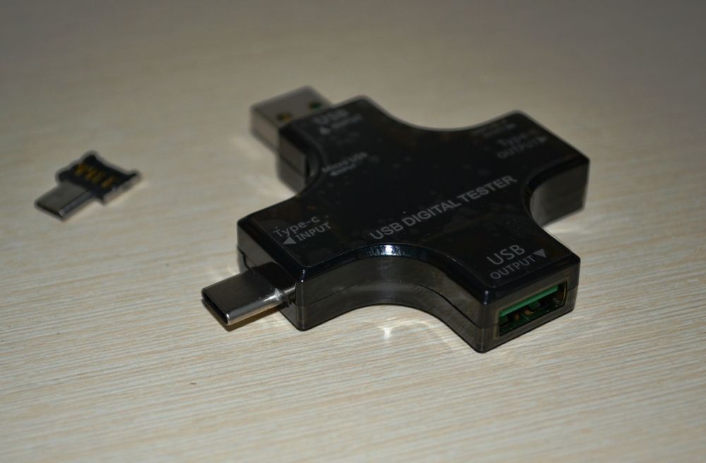 USB тестер J7-c Atorch, кольоровий з графіками, tester, Type-C