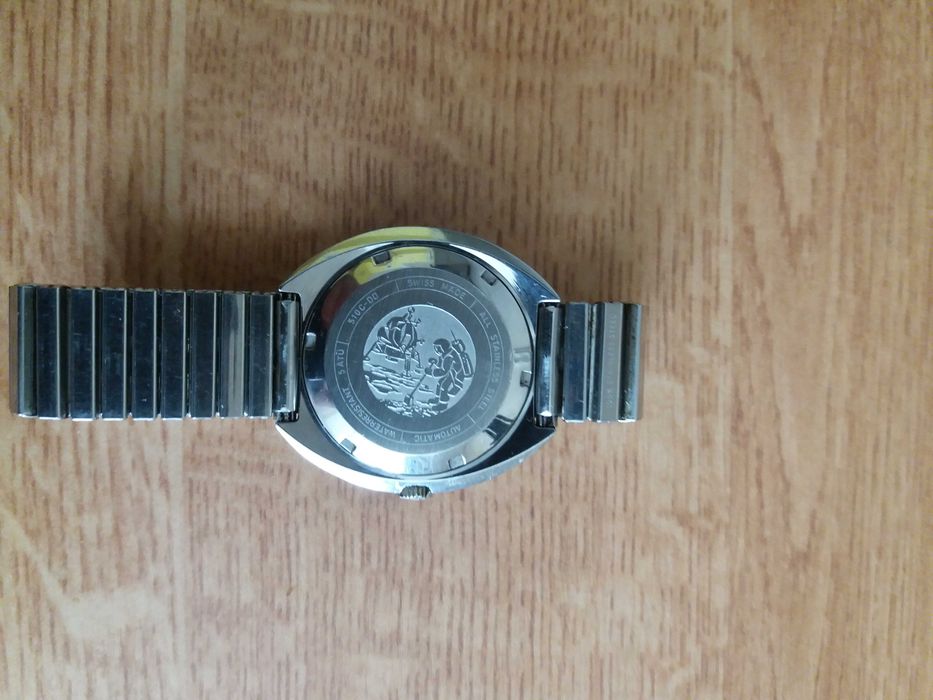 Unikat męski zegarek ,,Ermano''25 kamieni automatic.