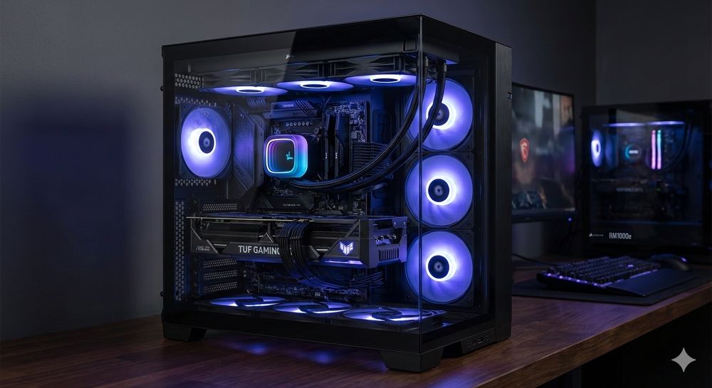 Безкоштовна Доставка! Ігровий Комп'ютер RX 580/I7 7700K/16 GB