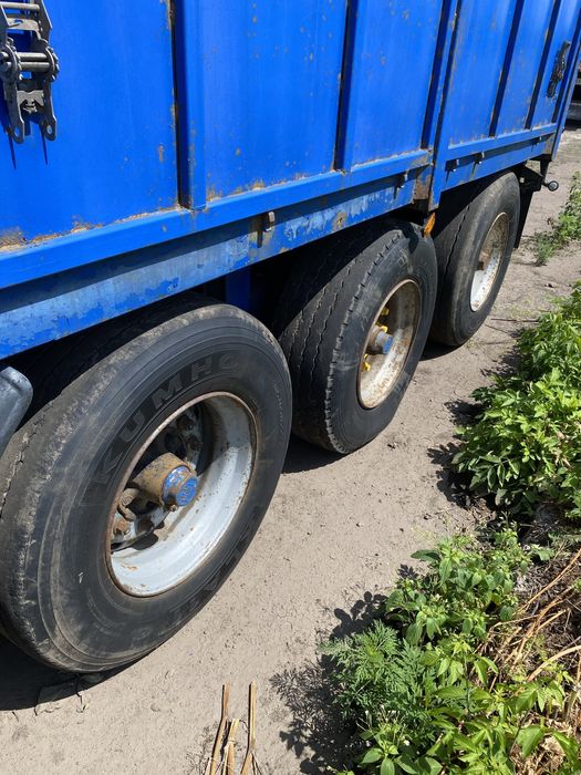 Напіпричіп зерновоз бортовий полуприцеп schmitz