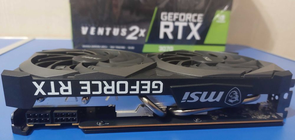 Відеокарта MSI GeForce RTX 3070 VENTUS 2X OC (не LHR, Samsung)