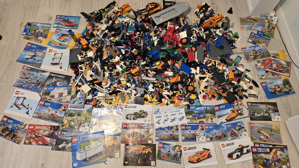 Duży zestaw klocków lego