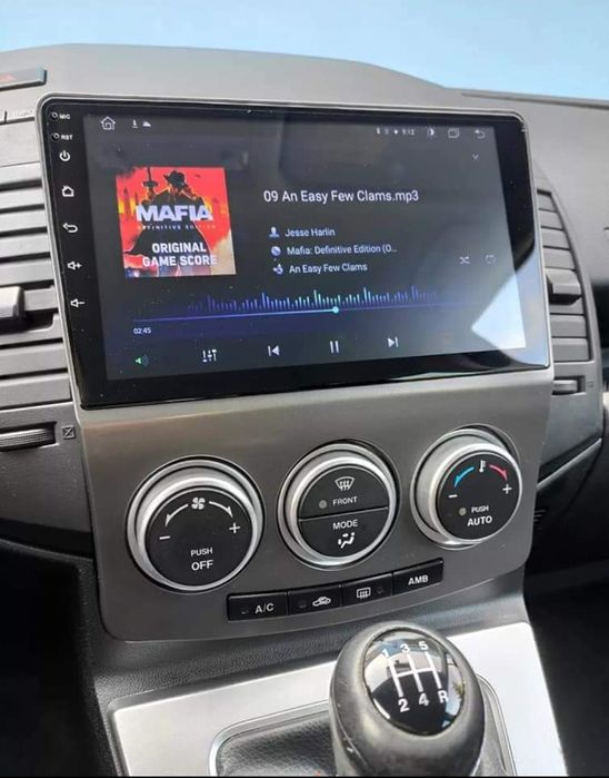 Rádio Android 13 com GPS Mazda 5 (Artigo Novo)