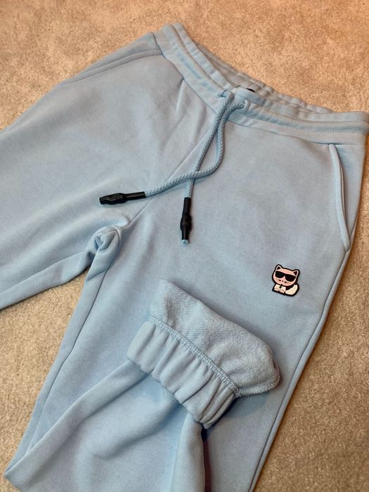 Dres Karl Lagerfeld niebieski. Nowy, damski. Bluza i spodnie L