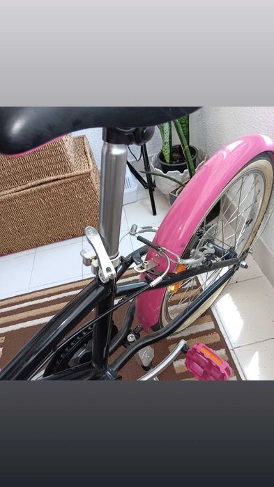 Bicicleta BTT criança côr BLACK&PINK dos 3 aos 12anos
