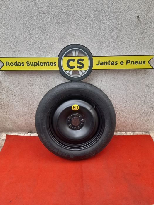 Roda  suplente Ford Volvo 16 5x108 pneu fino de emergência Focus V40