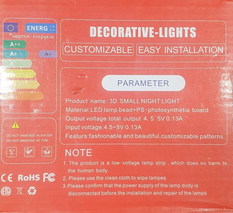 Декоративный светильник Christmas 3DD