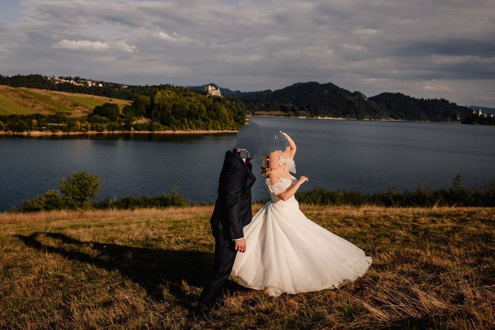 Suknia ślubna eurostyl