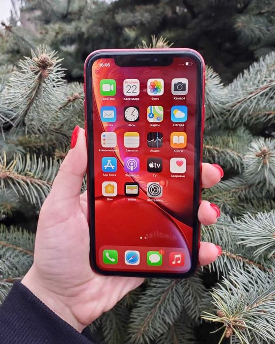 iPhone XR Product RED 97% батарея