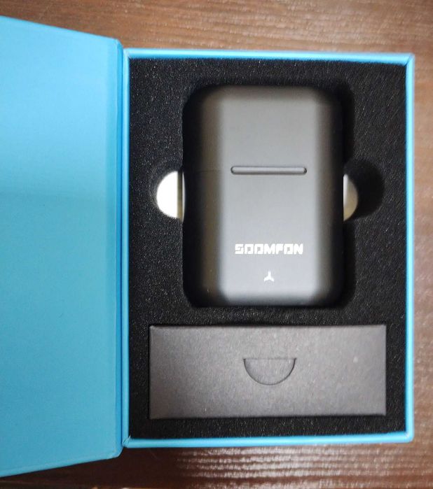 SOOMFON Bezprzewodowy mikrofon krawatowy do iPhone'a, iPada 2,4 GHz,