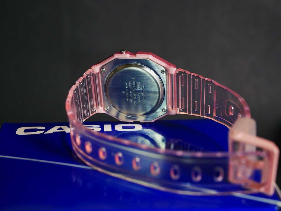 Женские часы Casio F91WS-4 Classic Pink розовые. 100% оригинал
