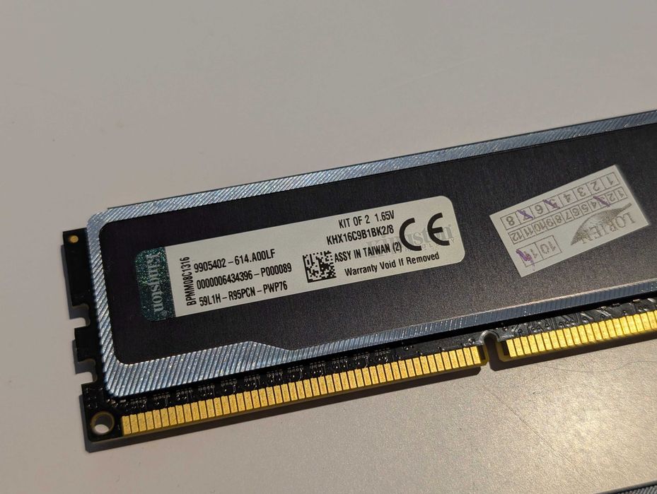 Pamiec RAM Kingston HyperX DDR3 16 GB 2x8 GB 1600 MHz CL9