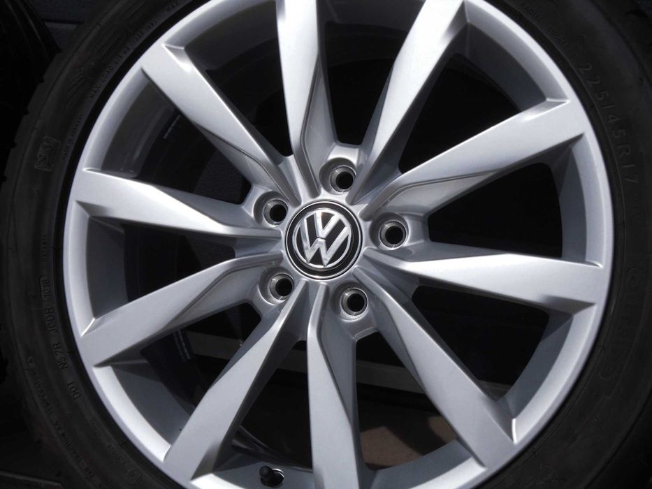 Koła letnie aluminiowe 17 5x112 oryg Vw Golf VII 5N VIII VI Caddy Touran I