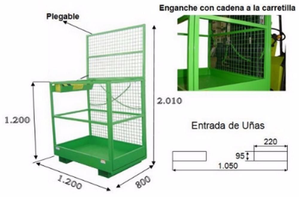 Jaula Plataforma elevatória de trabalho. AP28