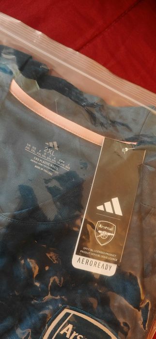 Camisola Futebol Arsenal alternativo 3º equipamento 2020-2021 2XL Slim Fit nova embalada com etiqueta