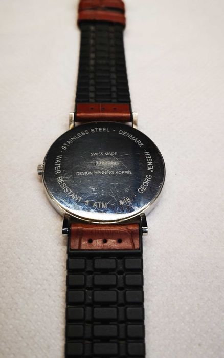 Relógio de homem Georg Jensen, mod. 418, Koppel Slim