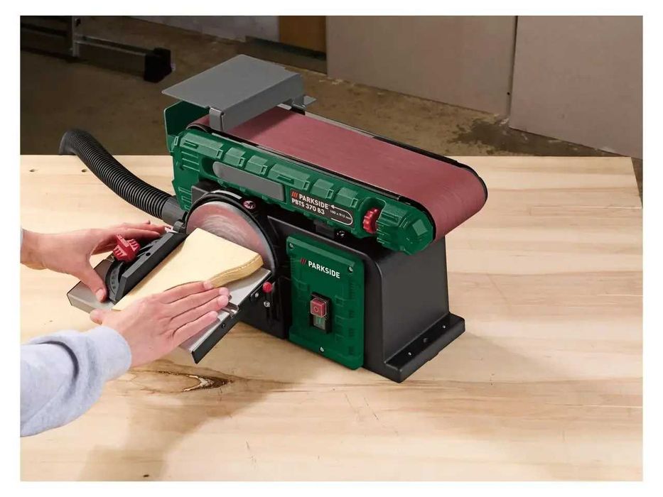 Стрічково-дискова шліфувальна машина Parkside PBTS 370 B3 / Гриндер