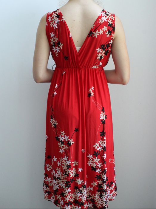 Vestido MIDI de verão, tamanho M