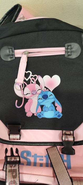 Mochila + lancheira STITCH