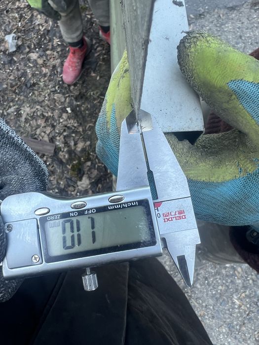 Blacha trapezowa używana gruba | na ogrodzenie wiatę