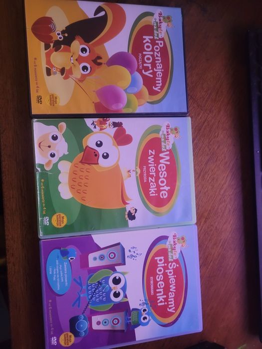 DVD x 3 Baby TV Poznajemy kolory/Wesołe zwierzaki/Śpiewamy piosenki