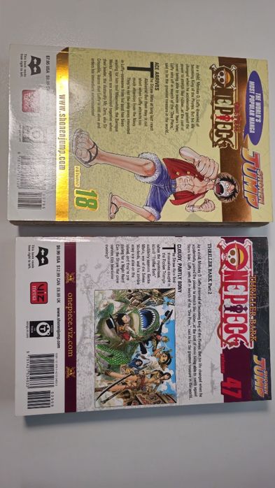 One Piece Volume 18 (Gold Foil) + Volume 47 [VIZ Media] Parque das