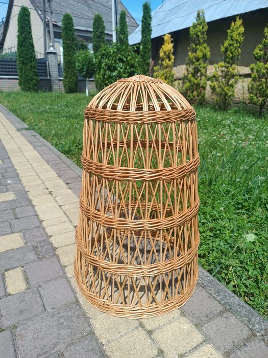 Абажур.Лотки.Світильники.Из лозы.Лоза.Плетені виробиКошики на Водохрещ