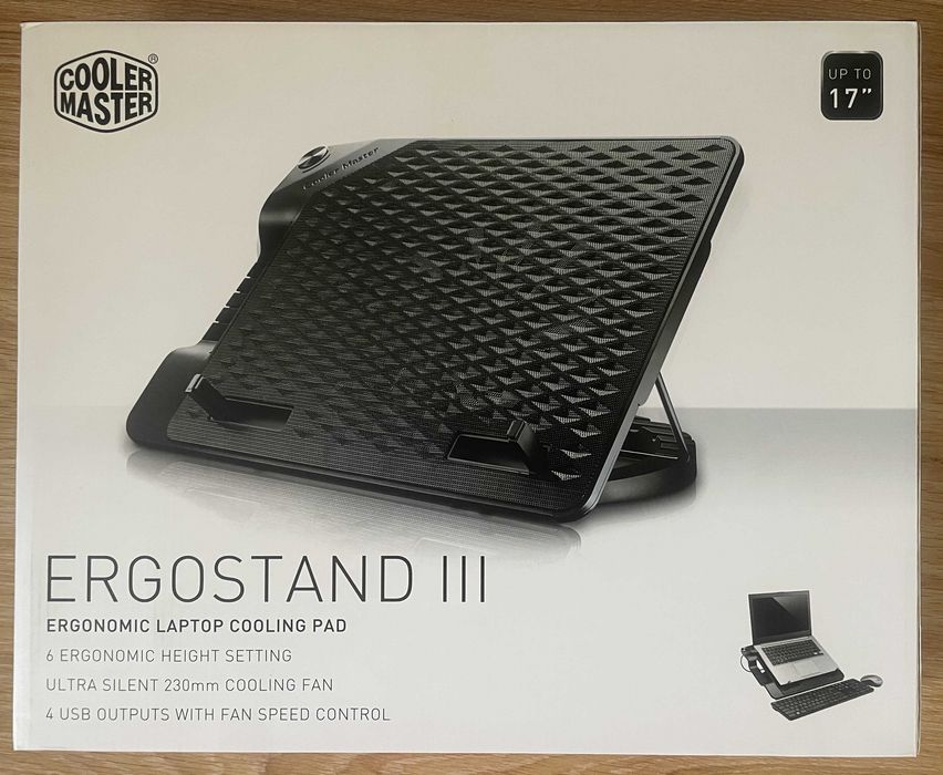 Cooler Master ErgoStand III podstawka chłodząca z hubem USB