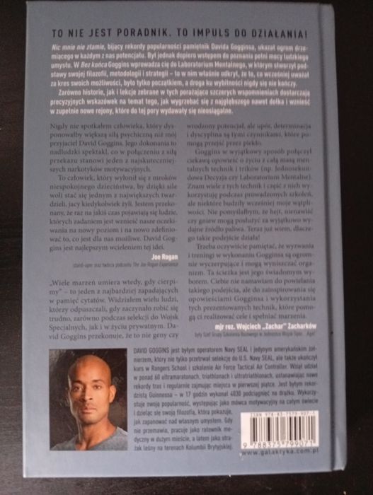 David Goggins. Dwie książki
