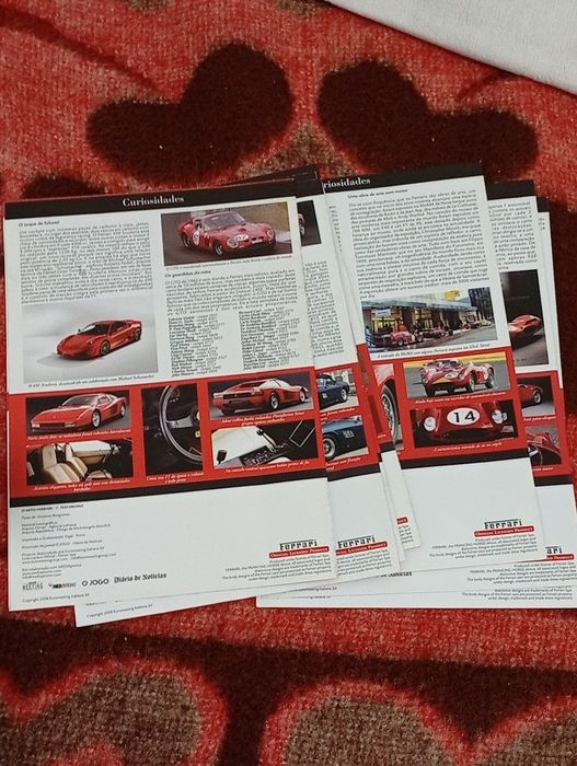 Modelos da Ferrari em fotos