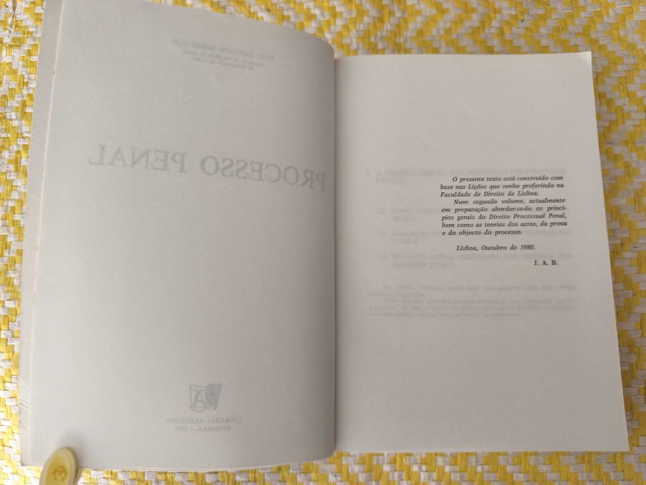 Processo Penal - 1 –  José António Barreiros