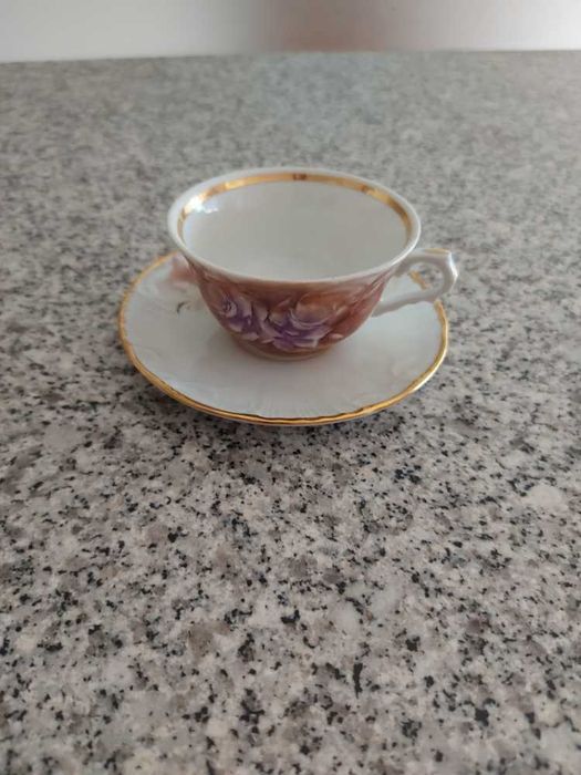 Chávena de Café/Chá Vista Alegre - Pintada à Mão