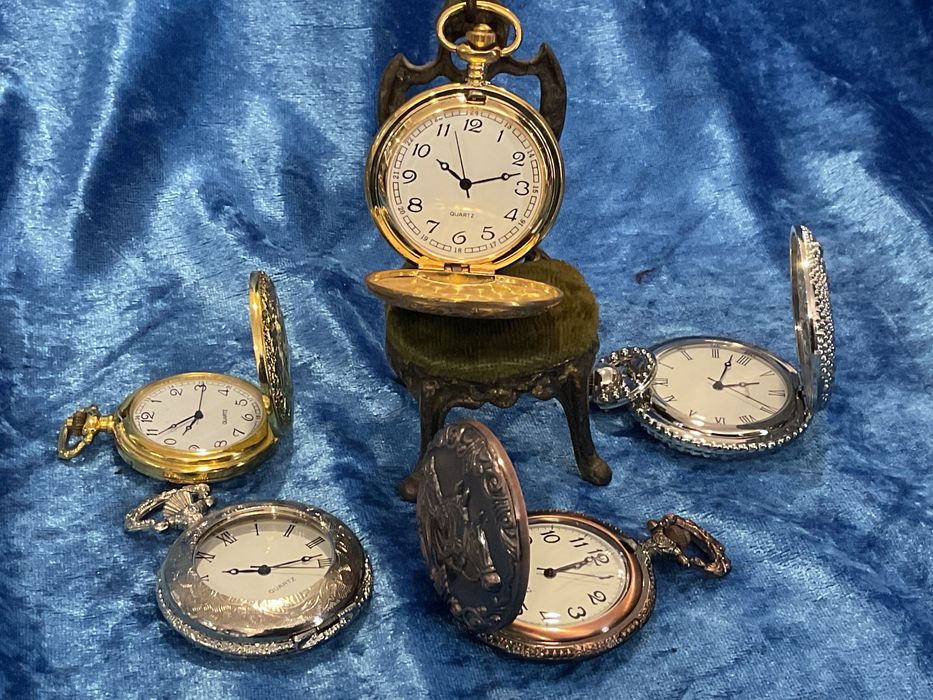 Relógio de bolso quartz a trabalhar de coleção