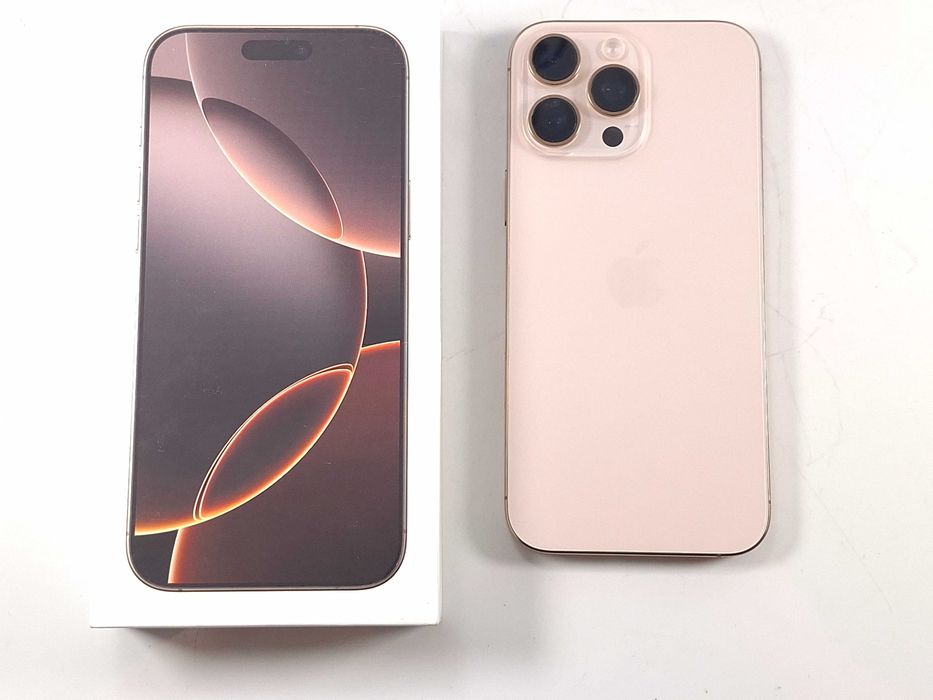 Telefon APPLE IPHONE 16 PRO MAX 8GB/256GB 5G Złoty bat 99%